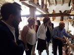 Isabel Oliver, Secretaria de Estado de Turismo en el Museo de Herminio Revilla. 17 de septiembre de 2019